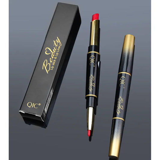 QIC
2 IN 1 Waterproof Lip Liner Lipstick Pencil