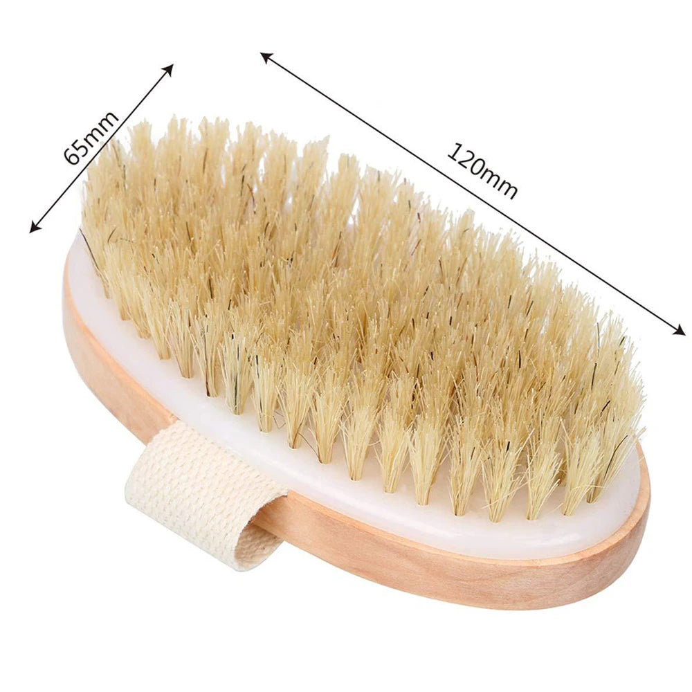 Natural Soft Bristle Bath Brush