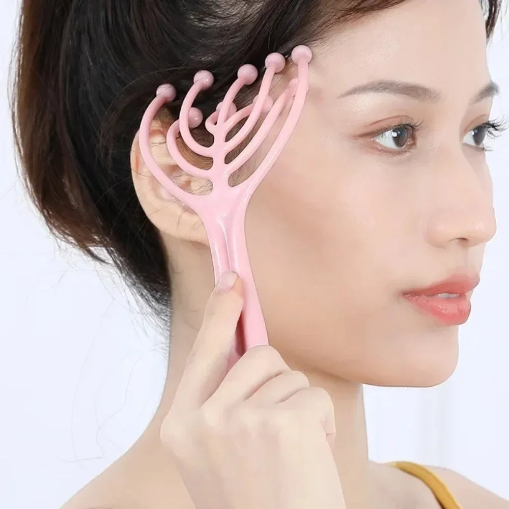 Head Massager Scalp Neck Comb Roller