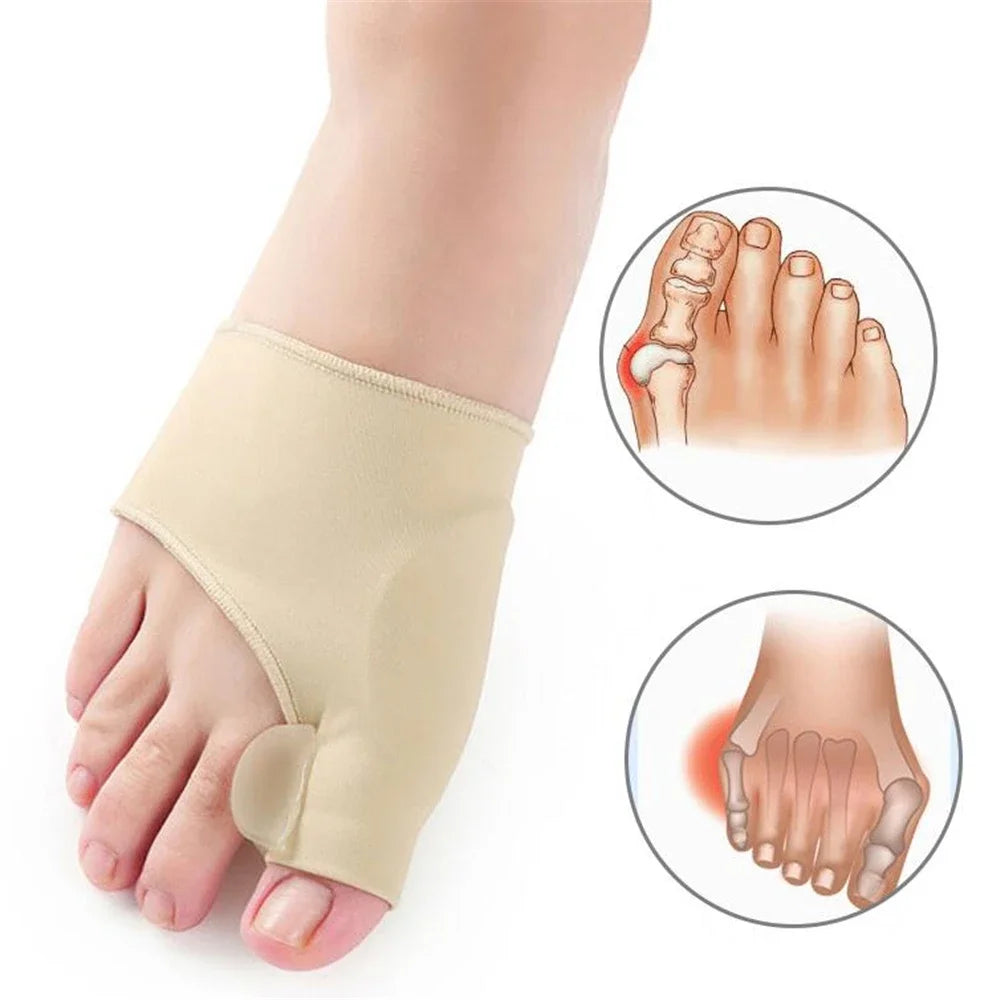 1Pair Hallux Valgus Bunion Corrector Foot Pain Reliefer.