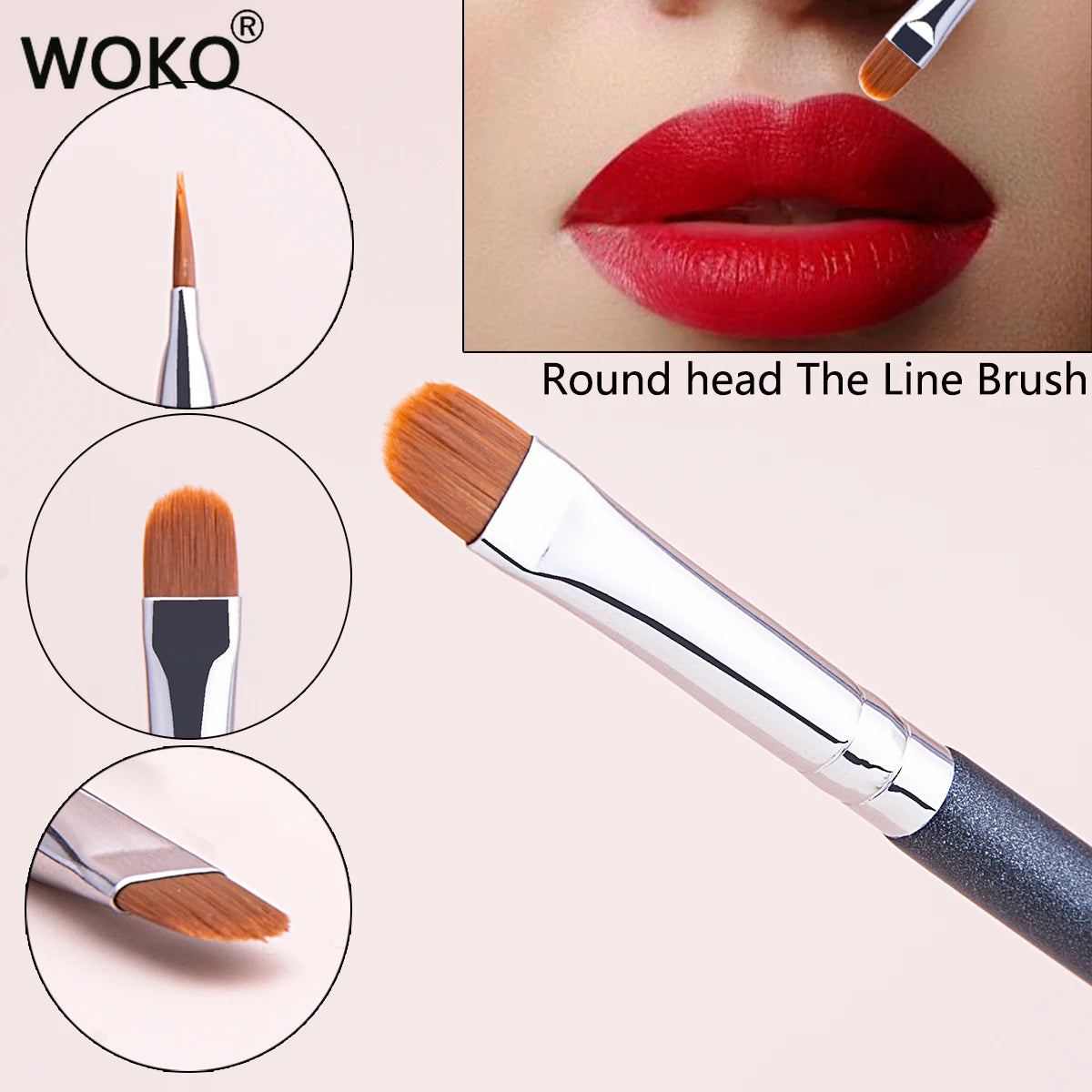 WOKO
Ultra-thin Lip Line Brushes