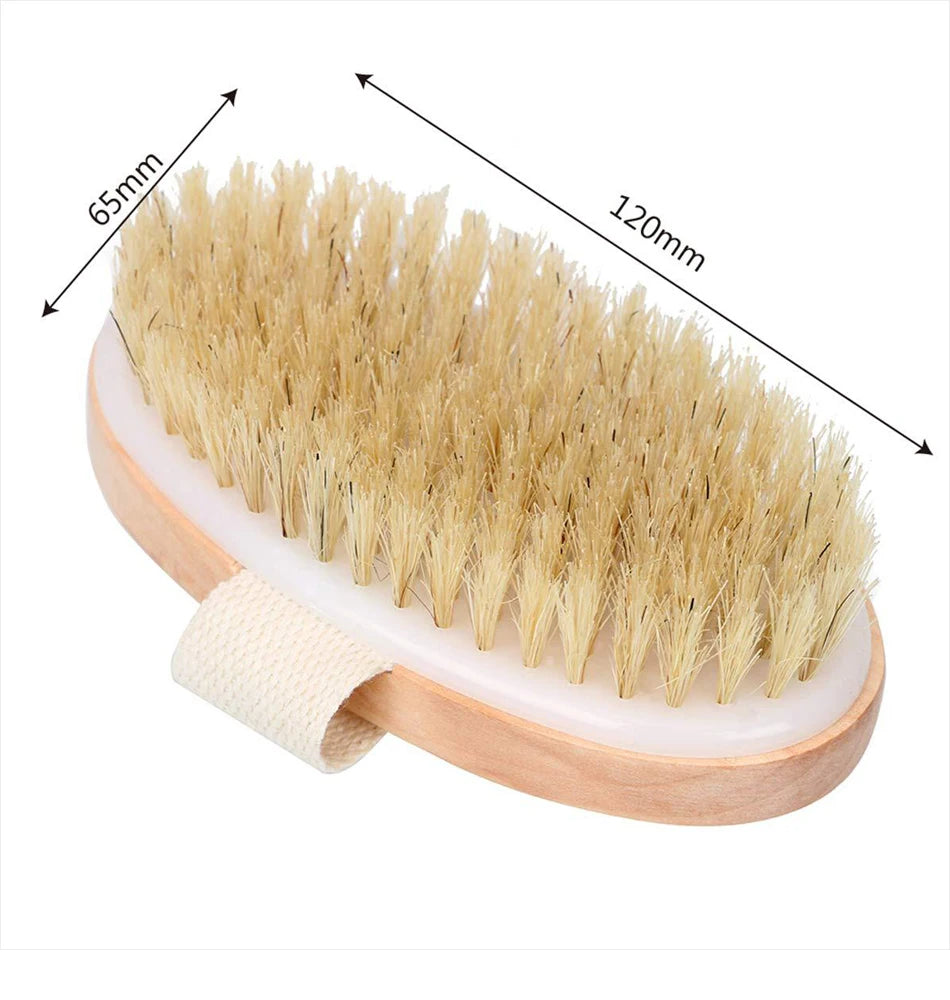 Natural Soft Bristle Bath Brush