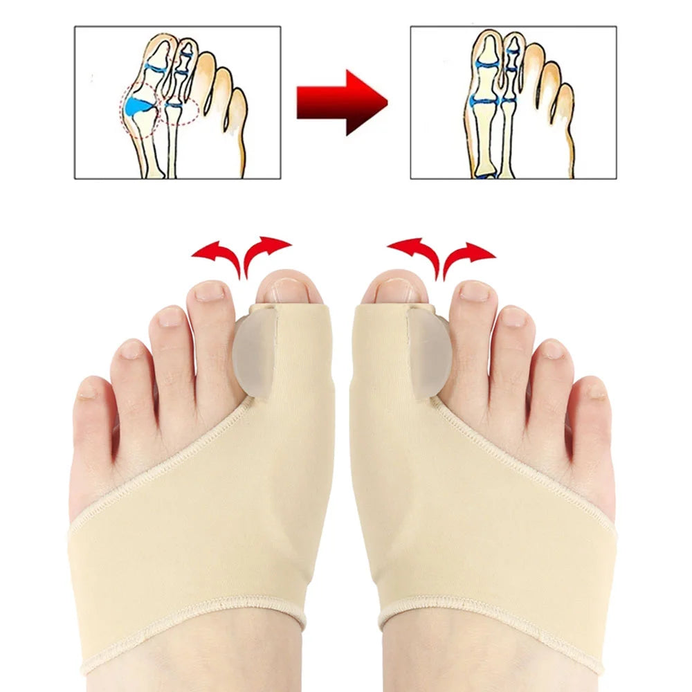 2Pcs Toe Separator Feet Bone Thumb Adjuster .