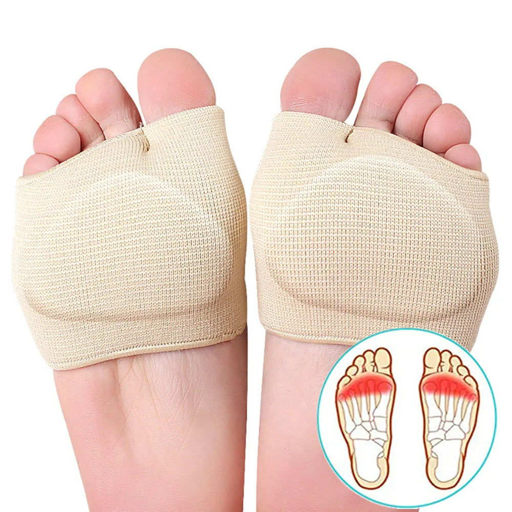 Silicone Metatarsal Pads Toe Separator Pain Relief, Foot Care Tool.