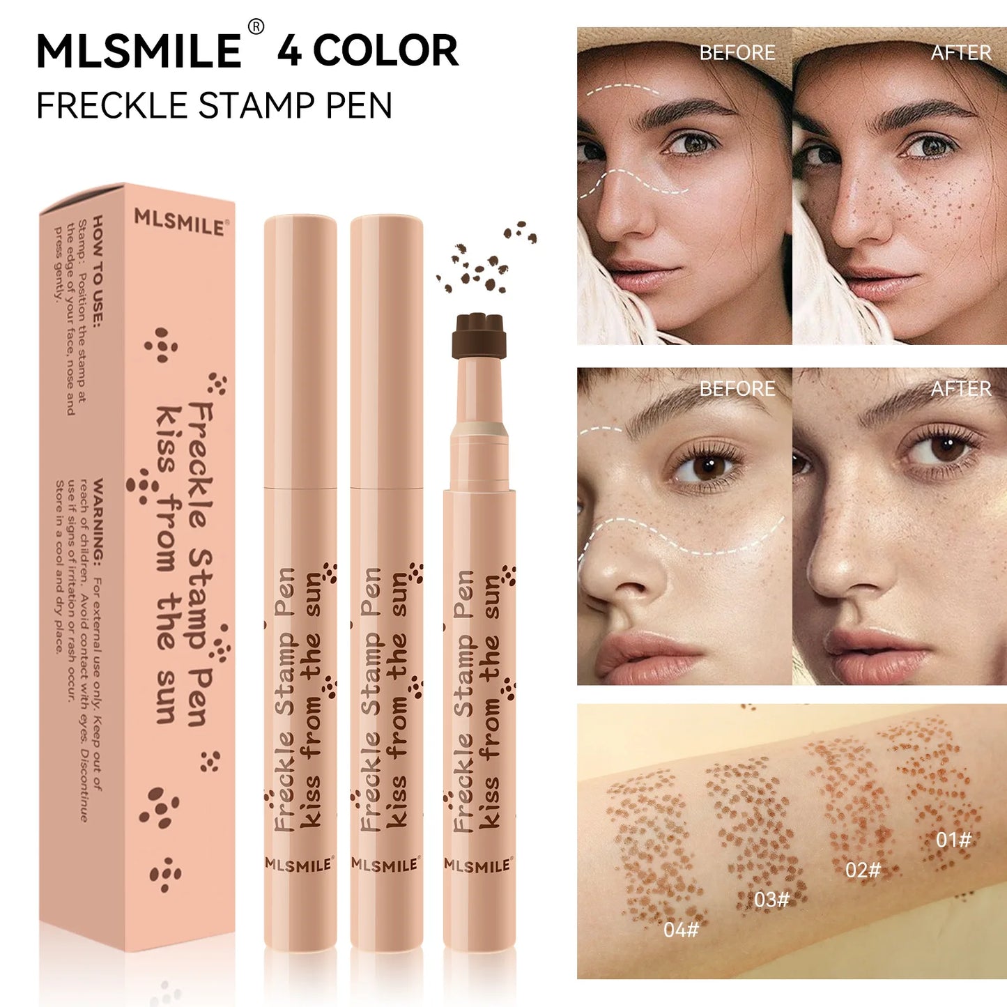 Natural Freckle Pen 
Lasting Waterproof Waterproof Face Dot Spot Pen