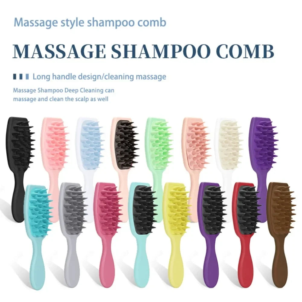 Silicone Shampoo Massage Brush.