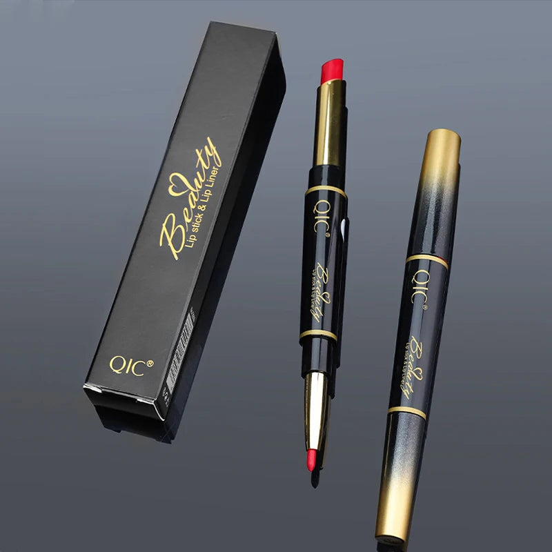 QIC
2 IN 1 Waterproof Lip Liner Lipstick Pencil