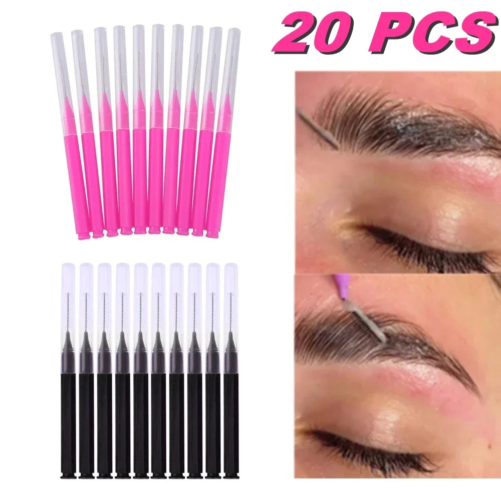 Mini Eyebrow Brush 20pcs.